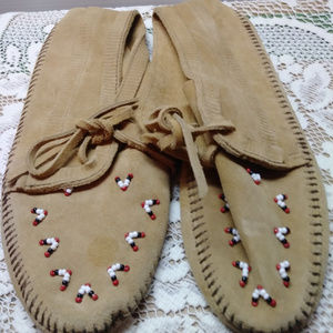 Women's Brown Minnetonka Moccasins